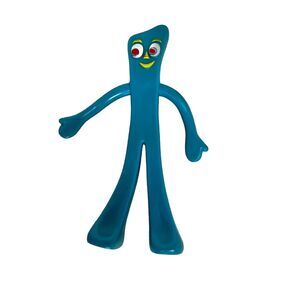 Trendmasters Green Rubber Gumby 6" Bendable